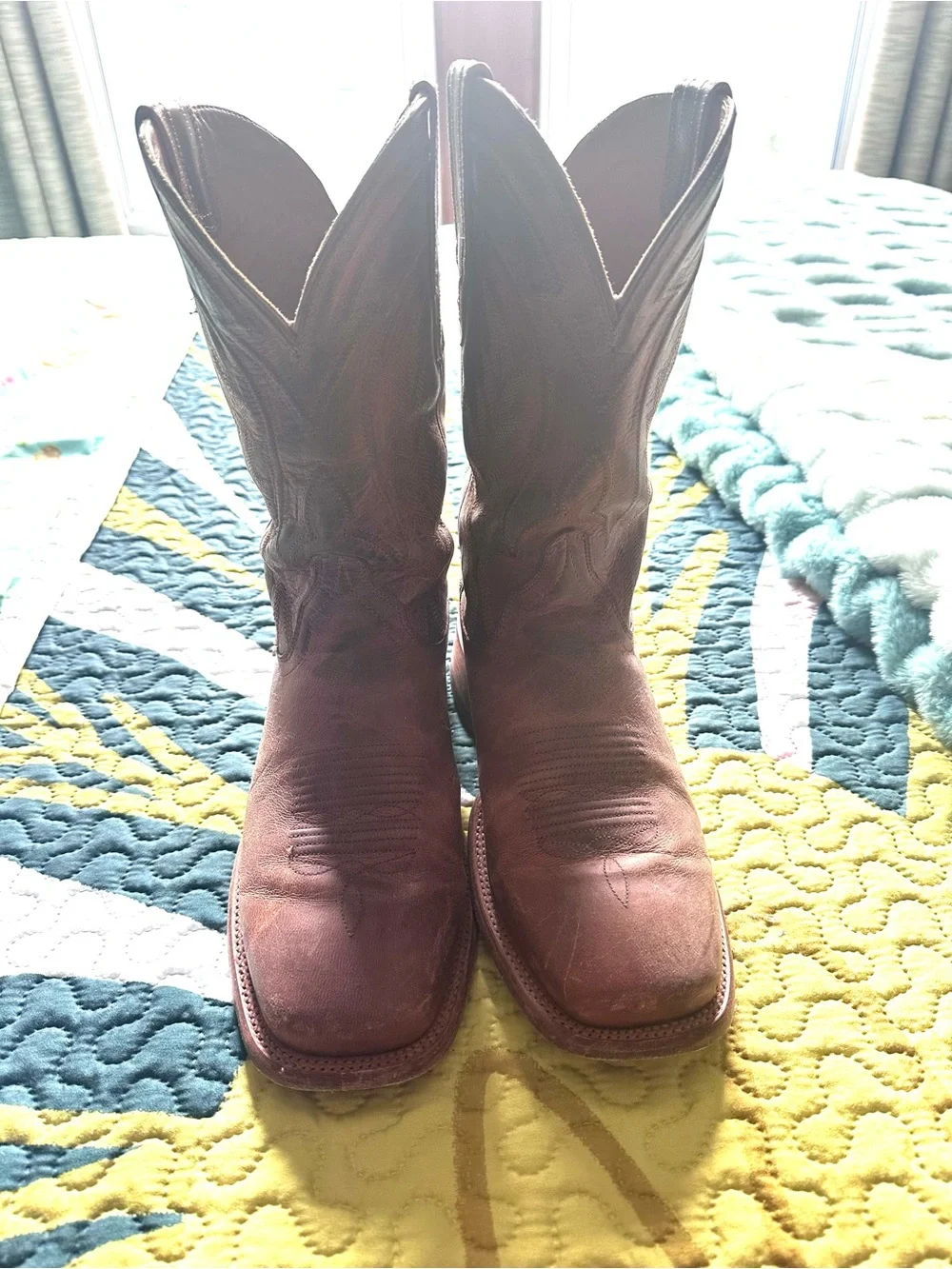 Tecovas Brown Men's Leather Cowboy Boots